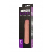 Насадка-удлинитель Extension sleeve телесного цвета - 18,5 см. - Sitabella - в Ижевске купить с доставкой