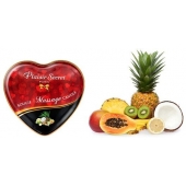 Массажная свеча с ароматом экзотических фруктов Bougie Massage Candle - 35 мл. - Plaisir Secret - купить с доставкой в Ижевске