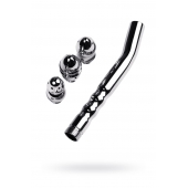 Металлический анальный душ с тремя насадками - ToyFa - купить с доставкой в Ижевске