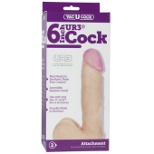 Ультра реалистичная насадка Vac-U-Lock  6  ULTRASKYN Cock - 17,3 см. - Doc Johnson - купить с доставкой в Ижевске