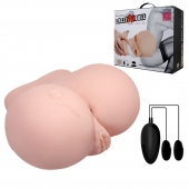 Вагина и анус с вибрацией CrazyBull Vagina and Ass - Baile - в Ижевске купить с доставкой