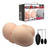 Вагина и анус с вибрацией Crazy Bull Busty Butt - Baile - в Ижевске купить с доставкой