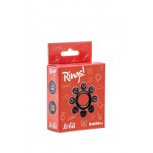 Чёрное эрекционное кольцо Rings Bubbles - Lola Games - в Ижевске купить с доставкой