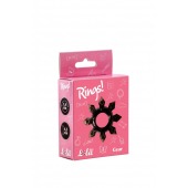 Чёрное эрекционное кольцо Rings Gear - Lola Games - в Ижевске купить с доставкой