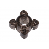 Чёрное эрекционное кольцо Rings Screw - Lola Games - в Ижевске купить с доставкой