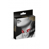 Красный чокер с замком в форме сердца - Bijoux Pour Toi - купить с доставкой в Ижевске