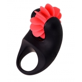 Чёрно-красное эрекционное виброкольцо Erotist - Erotist Adult Toys - в Ижевске купить с доставкой