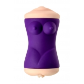 Двухсторонний мастурбатор JOS YARA в фиолетовой колбе - JOS - в Ижевске купить с доставкой