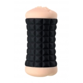 Двухсторонний мастурбатор JOS JANICE в черном цилиндре - JOS - в Ижевске купить с доставкой