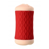 Двухсторонний мастурбатор JOS  NADIN в красном цилиндре - JOS - в Ижевске купить с доставкой