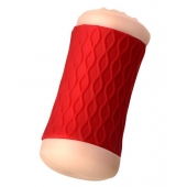 Двухсторонний мастурбатор JOS  NADIN в красном цилиндре - JOS - в Ижевске купить с доставкой