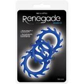 Набор из 3 синих эрекционных колец Renegade Gears - NS Novelties - в Ижевске купить с доставкой