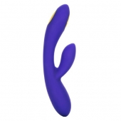 Фиолетовый вибратор с функцией электростимуляции Intimate E-Stimulator Dual Wand - 21,5 см. - California Exotic Novelties - купить с доставкой в Ижевске