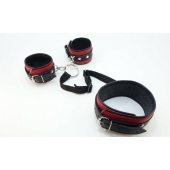 Кожаный БДСМ-набор - БДСМ Арсенал - купить с доставкой в Ижевске