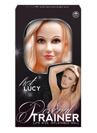 Надувная кукла с вибрацией и 2 любовными отверстиями Hot Lucy Lifesize Love Doll - NMC - в Ижевске купить с доставкой