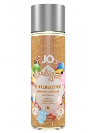 Смазка на водной основе Candy Shop Butterscotch с ароматом ирисок - 60 мл. - System JO - купить с доставкой в Ижевске