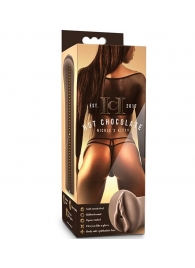 Коричневый мастубратор-вагина Nicole s Kitty - Blush Novelties - в Ижевске купить с доставкой