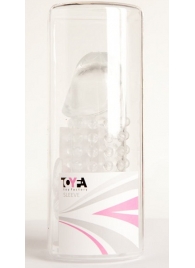 Гелевая прозрачная насадка с 2 отростками - 13 см. - Toyfa Basic - в Ижевске купить с доставкой Гелевая прозрачная насадка с 2 отростками - 13 см. - Toyfa Basic - в Ижевске купить с доставкой