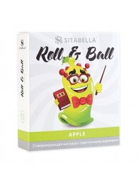 Стимулирующий презерватив-насадка Roll   Ball Apple - Sitabella - купить с доставкой в Ижевске