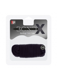 Черная веревка для связывания BONDX LOVE ROPE - 10 м. - Dream Toys - купить с доставкой в Ижевске