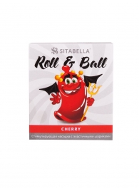 Стимулирующий презерватив-насадка Roll   Ball Cherry - Sitabella - купить с доставкой в Ижевске