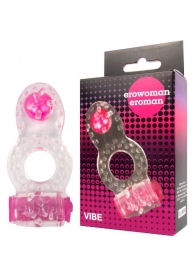 Прозрачное эрекционное кольцо Erowoman-Eroman - Erowoman-Eroman - в Ижевске купить с доставкой