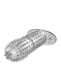 Закрытая прозрачная насадка Crystal sleeve - 12 см. - Erowoman-Eroman - в Ижевске купить с доставкой