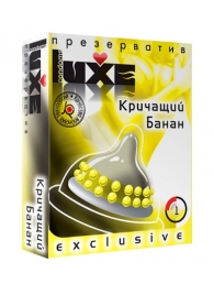 Презерватив LUXE  Exclusive  Кричащий банан  - 1 шт. - Luxe - купить с доставкой в Ижевске