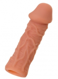 Телесная реалистичная насадка KOKOS Extreme Sleeve 05 с дополнительной стимуляцией - 12,7 см. - KOKOS - в Ижевске купить с доставкой Телесная реалистичная насадка KOKOS Extreme Sleeve 05 с дополнительной стимуляцией - 12,7 см. - KOKOS - в Ижевске купить с доставкой