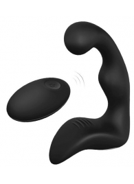 Черный вибромассажер простаты REMOTE BOOTY PLEASER - Dream Toys - в Ижевске купить с доставкой