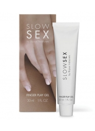 Гель для мастурбации с ароматом кокоса Slow Sex Finger Play Gel - 30 мл. - Bijoux Indiscrets - купить с доставкой в Ижевске