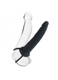 Насадка на пенис Silicone Love Rider Dual Penetrator для двойного проникновения - 14 см. - California Exotic Novelties - в Ижевске купить с доставкой