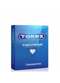 Гладкие презервативы Torex  Классические  - 3 шт. - Torex - купить с доставкой в Ижевске