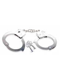 Металлические наручники Beginner s Metal Cuffs - Pipedream - купить с доставкой в Ижевске