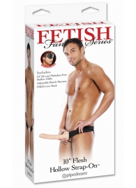 Мужской полый страпон 10  Hollow Strap-On - 24 см. - Pipedream - купить с доставкой в Ижевске