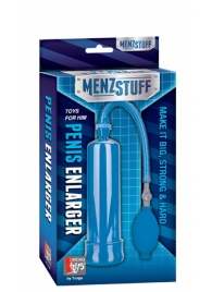 Синяя вакуумная помпа MENZSTUFF PENIS ENLARGER - Dream Toys - в Ижевске купить с доставкой