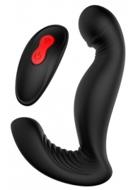 Черный вибромассажер простаты SWIRLING P-PLEASER - Dream Toys - в Ижевске купить с доставкой