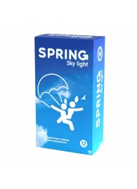 Ультратонкие презервативы SPRING SKY LIGHT - 12 шт. - SPRING - купить с доставкой в Ижевске