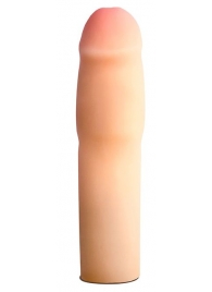 Телесная насадка-удлинитель на пенис PERFORMANCE 1.5INCH COCK XTENDER - 16 см. - Blush Novelties - в Ижевске купить с доставкой