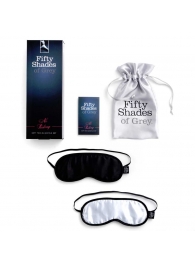 Набор из двух масок на глаза Soft Blindfold Twin Pack - Fifty Shades of Grey - купить с доставкой в Ижевске