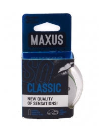 Классические презервативы в пластиковом кейсе MAXUS Classic - 3 шт. - Maxus - купить с доставкой в Ижевске