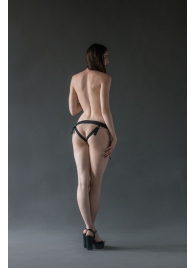 Черные трусики Better с анальной насадкой - 8 см. - Lola Games - купить с доставкой в Ижевске