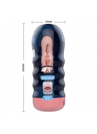 Мастурбатор-ротик Vacuum Cup Masturbator - Baile - в Ижевске купить с доставкой