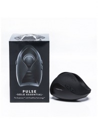 Черный инновационный мужской вибратор PULSE SOLO ESSENTIAL - Hot Octopuss - в Ижевске купить с доставкой