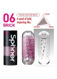 Мастурбатор SPINNER Brick - Tenga - в Ижевске купить с доставкой