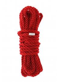 Красная веревка для шибари DELUXE BONDAGE ROPE - 5 м. - Dream Toys - купить с доставкой в Ижевске