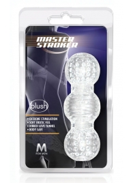 Прозрачный фигурный мастурбатор Master Stroker - Blush Novelties - в Ижевске купить с доставкой