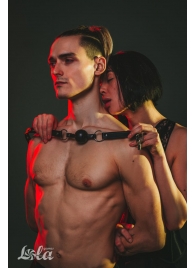 Черный кляп Love Addict на замочке - Lola Games - купить с доставкой в Ижевске