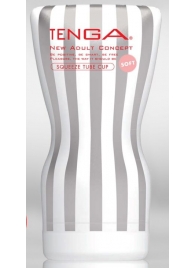 Мастурбатор TENGA Squeeze Tube Cup Soft - Tenga - в Ижевске купить с доставкой