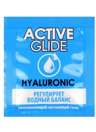 Лубрикант на водной основе Active Glide с гиалуроновой кислотой - 3 гр. - Биоритм - купить с доставкой в Ижевске